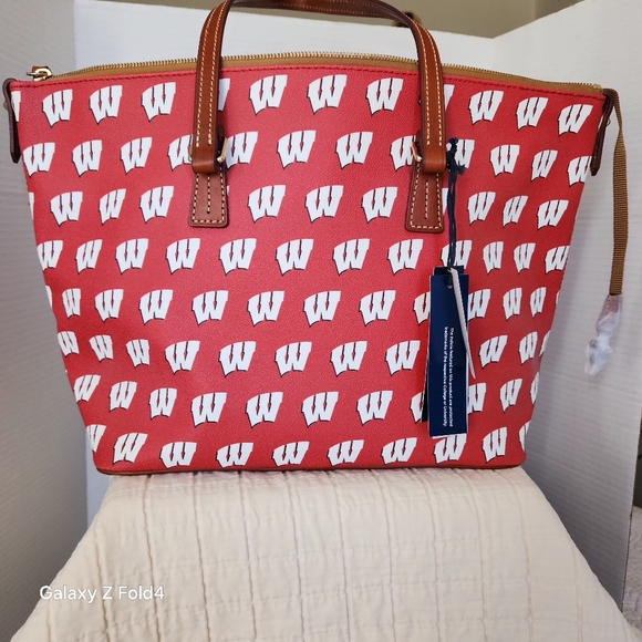 Dooney & Bourke Handbags - Red and White Tote Bag Dooney Bourke